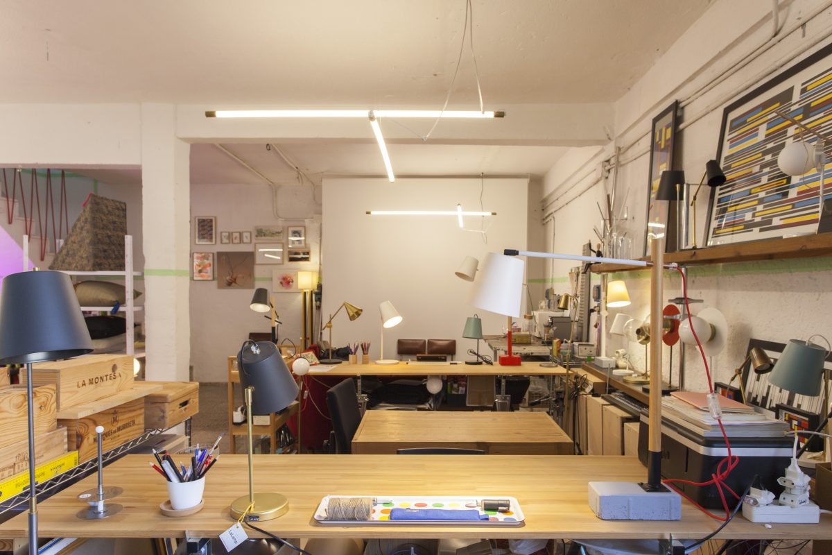 Espacio de trabajo del taller